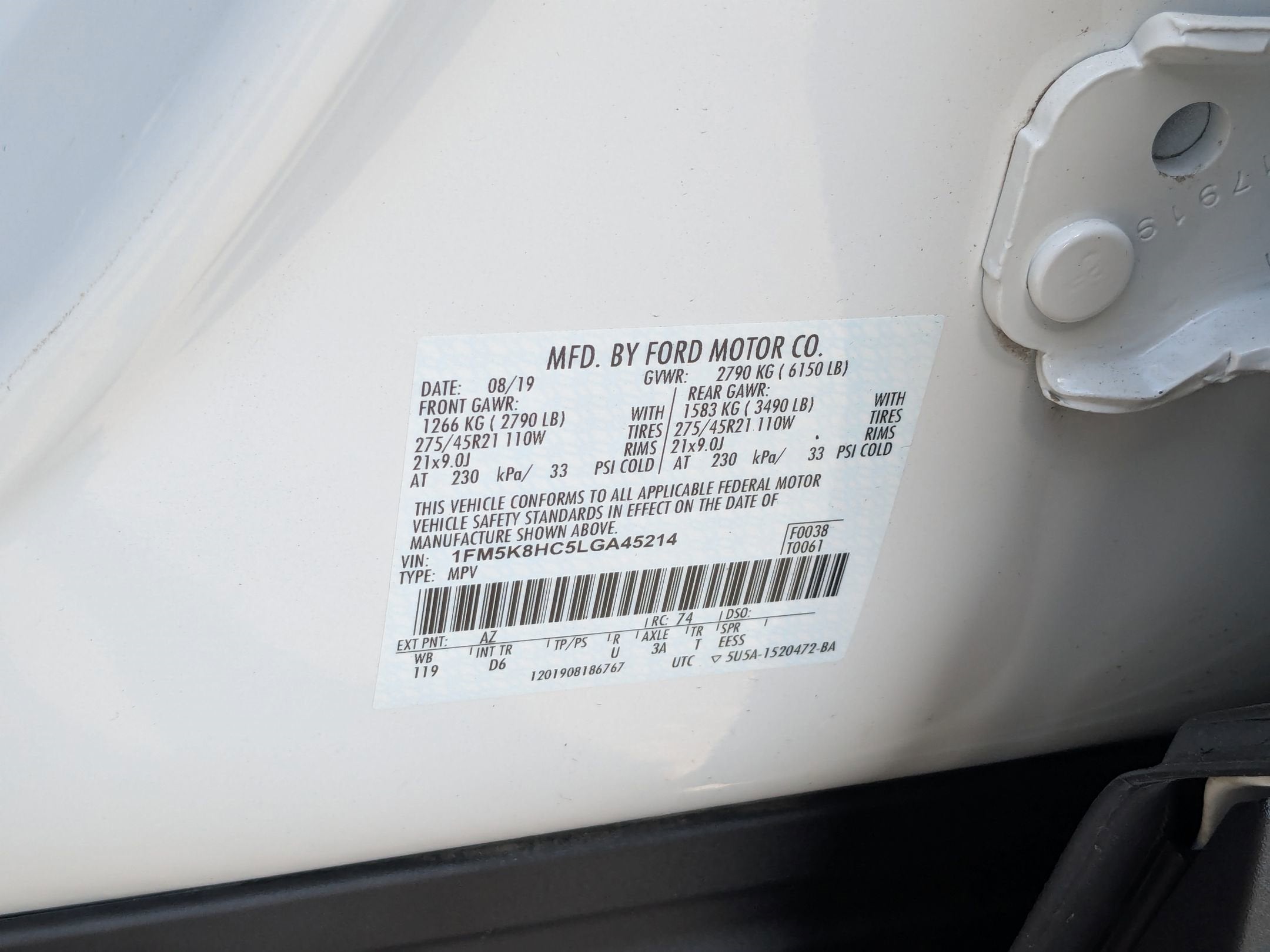 2020 Ford Explorer Platinum