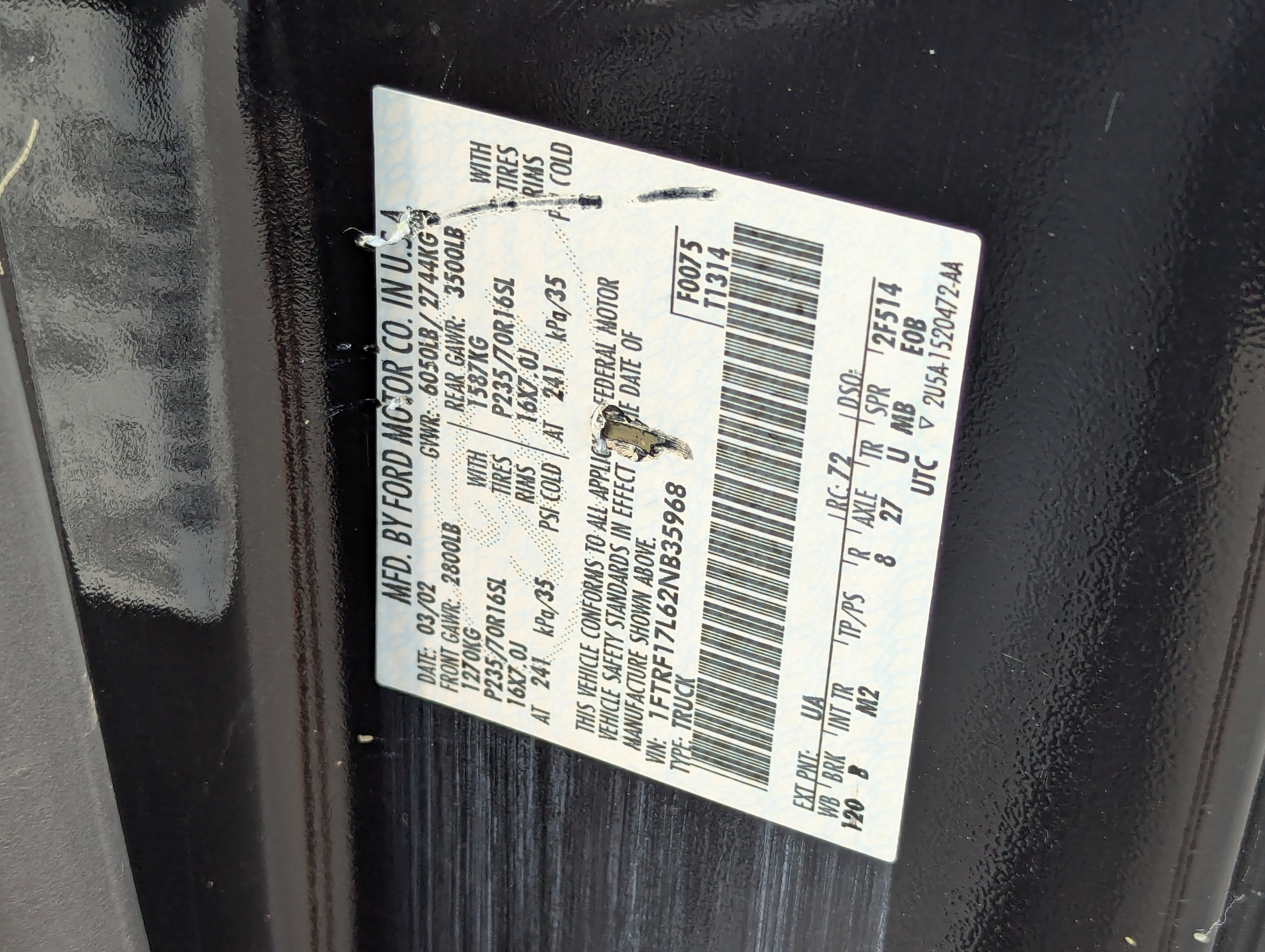 2002 Ford F-150 Base