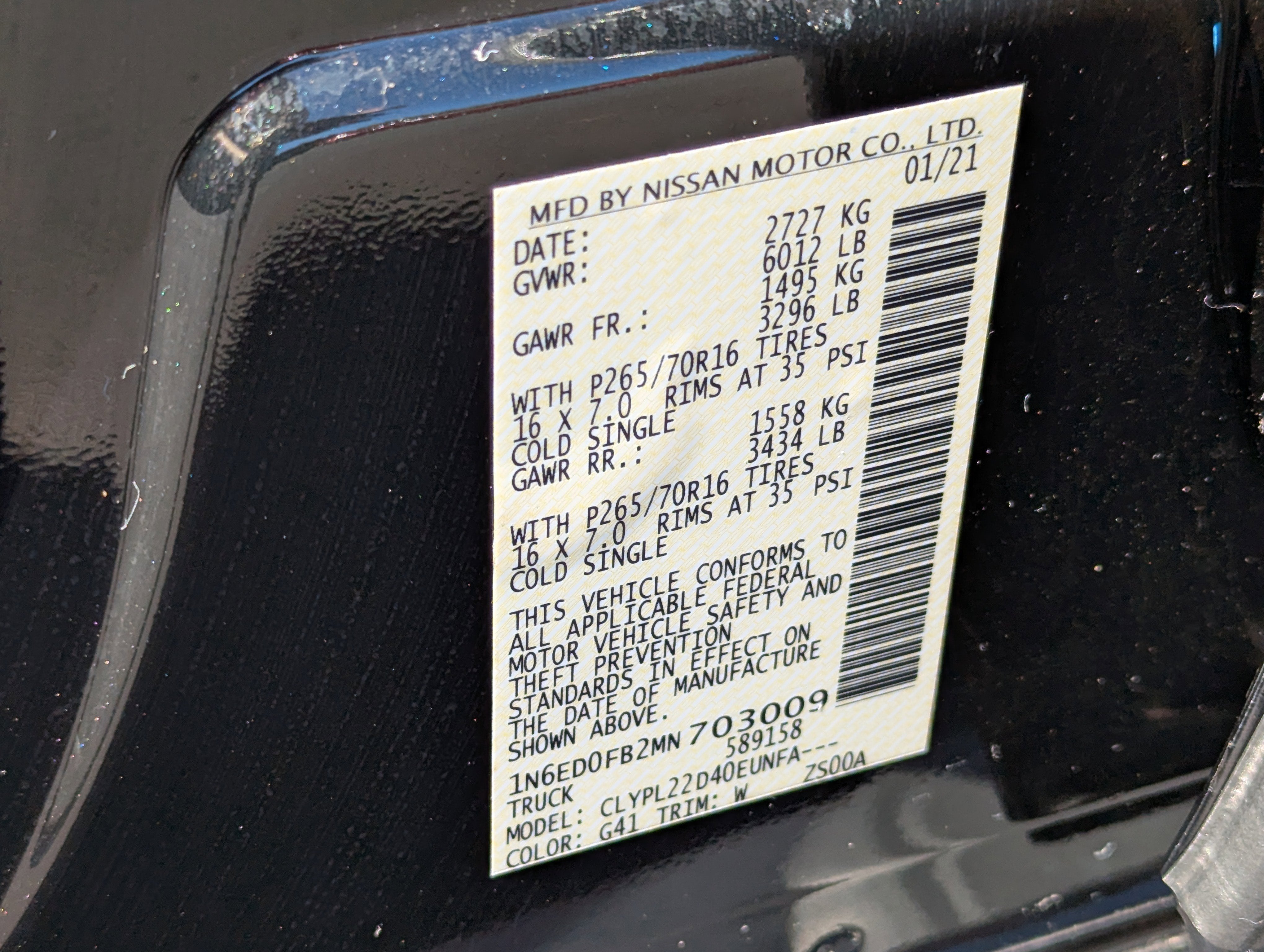 2021 Nissan Frontier SV