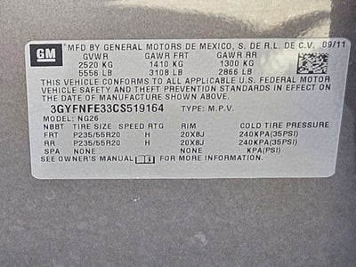 2012 Cadillac SRX Premium Collection