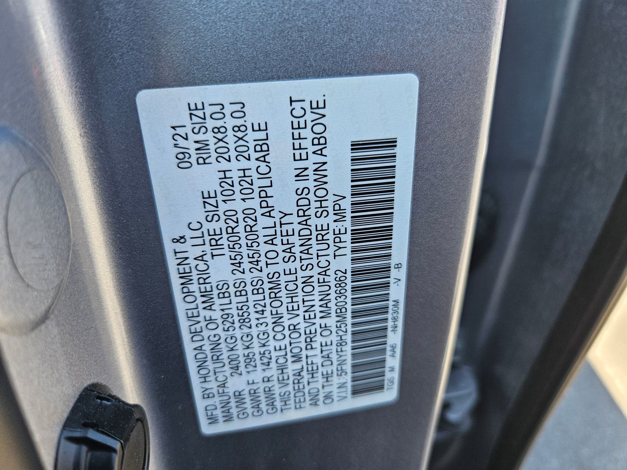 2021 Honda Passport Sport