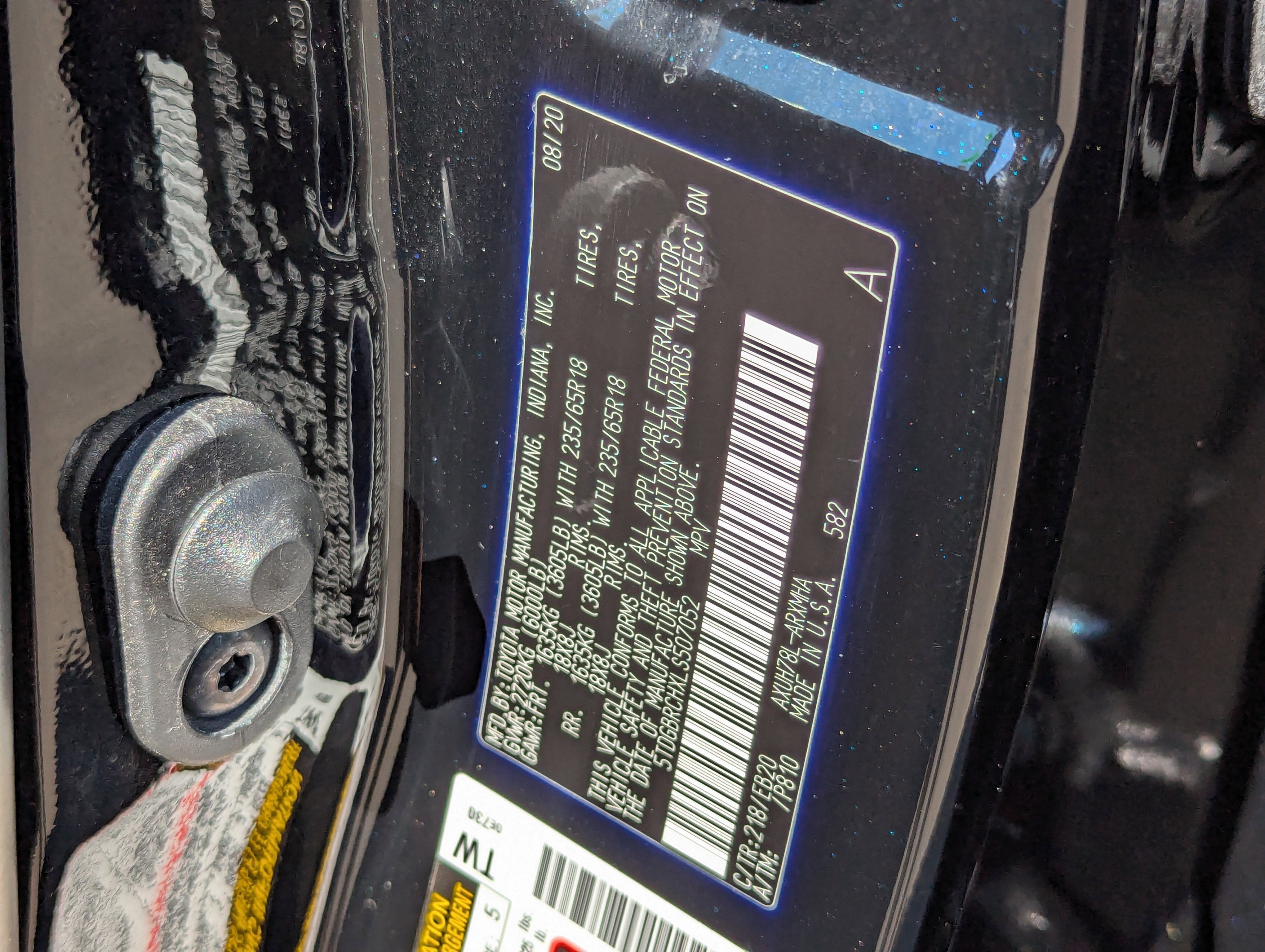 2020 Toyota Highlander Hybrid XLE