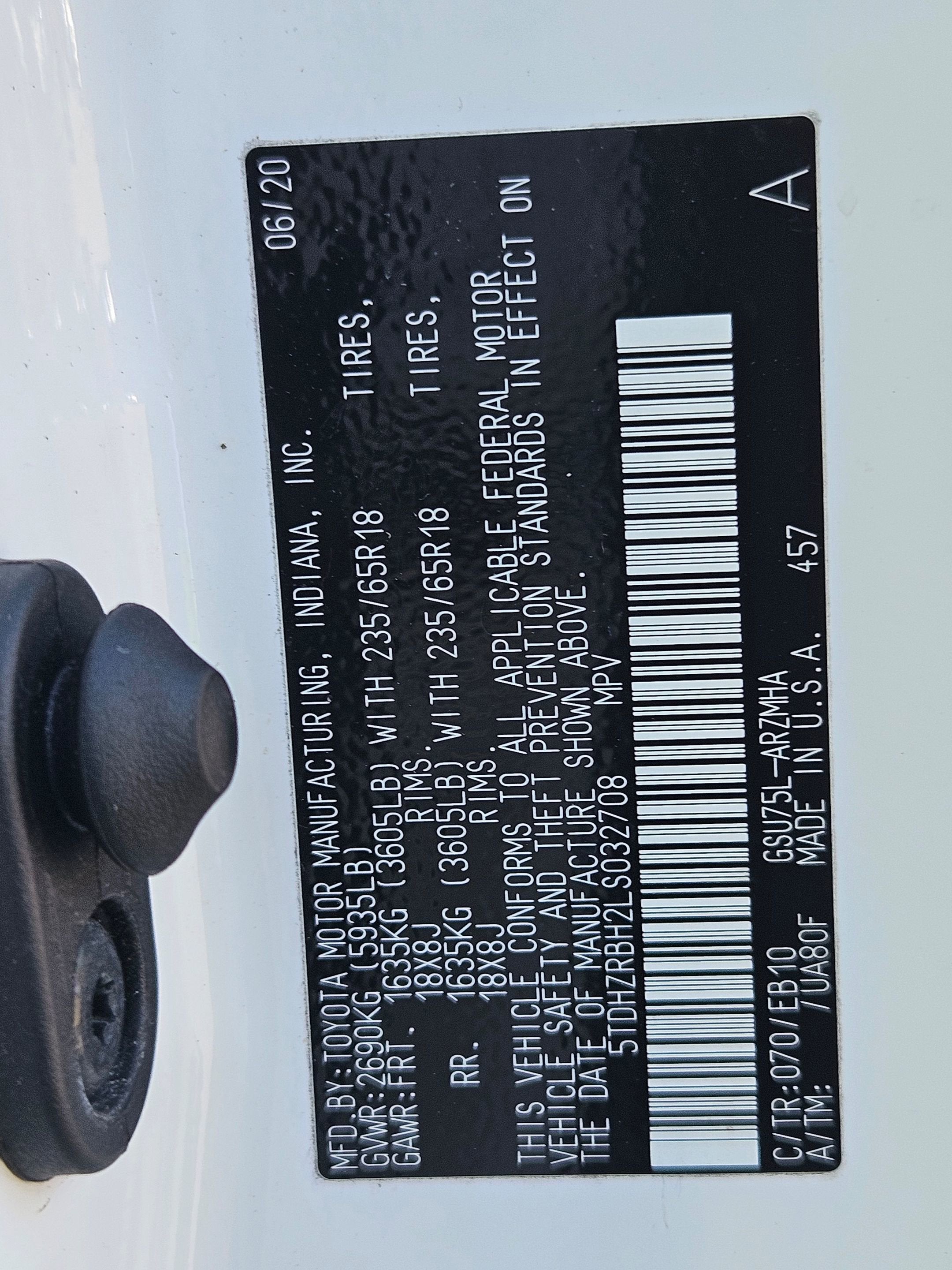 2020 Toyota Highlander XLE