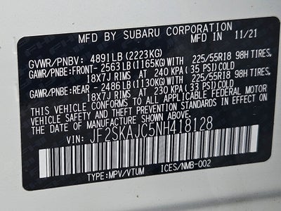 2022 Subaru Forester Sport